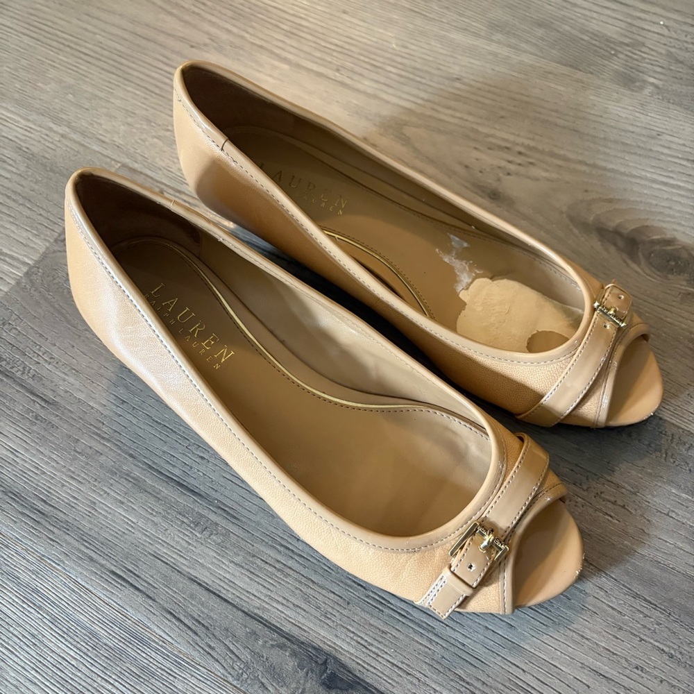 Lauren Ralph Lauren Tan Wedges
